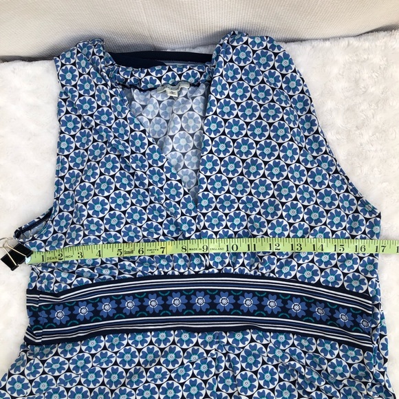 Max Studio Midi Sleeveless Dress V-Neck Sz Large - Picture 7 of 9